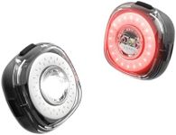 Lumos Firefly Smart Bike Light System - Sync Front & Rear LED Light, Custom Brightness, Flash Pattern, Day/Night Mode, Turn Signals, Brake Lights, Bicycle Accessories for Night Riding