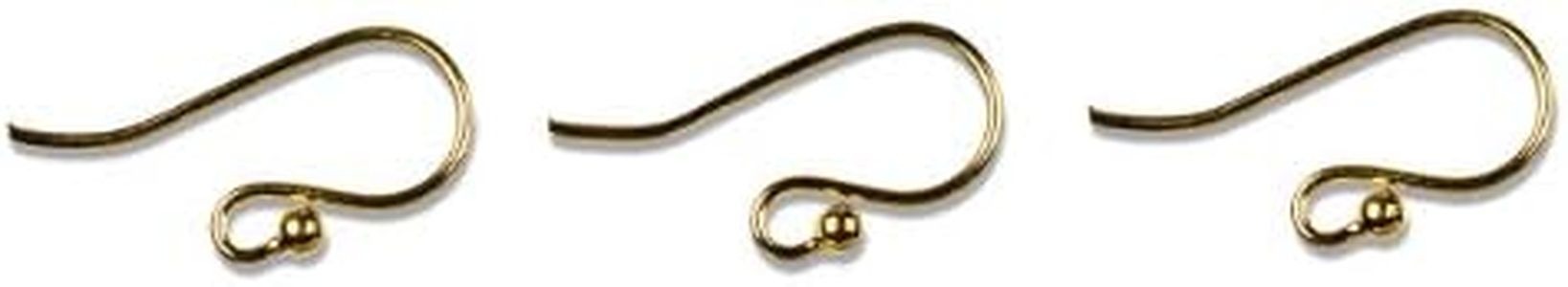 Cousin Gold Elegance 14K Gold Plate Fish Hook Earring Wire