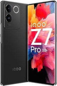 iQOO Z7 Pro 5G (Graphite Matte, 8GB RAM, 256GB Storage) | 3D Curved AMOLED Display | 4nm MediaTek Dimesity 7200 5G Processor | 64MP Aura Light OIS Camera | Segment's Slimmest & Lightest Smartphone