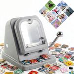 Fridge Magnet Paper Cutter, 2''x2''/50x50mm Square Button Cutter Die Cutter, Light-Duty Paper Card Cutter Punch for Cards, Badges, Cartoon Buckles, Photo Frames