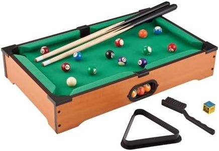 Mainstreet Classics 20-Inch Table Top Miniature Billiard/Pool Game Set