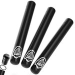 UkGlass 3 Pack - Joint Tube Kit - Metal Doob Tube Cigarette Holders - Tobacco Smoking Accessories Tube Cigarette Container (3 Pack), Black Set