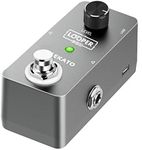 LEKATO Loop Station Guitar Effect Pedal Unlimited Overdubs 5 Minutes Looper with USB Cable for Electric Guitar Bass