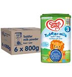 Cow & Gate 3 Toddler Baby Milk Powder Formula, 1-2 Years, 800 g (Pack of 6)