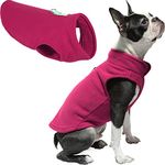 Gooby Every Day Fleece Cold Weather Dog Vest for Small Dogs, Large, Fuchsia