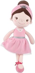 GAGAKU Poupée bébé Douce 40,6 cm, ma première poupée de Chiffon pour Fille de 1 an, Cadeau d'anniversaire, Jouets en Peluche de Noël, Cadeau pour Tout-Petits, Nourrissons - Fille aux Ballets