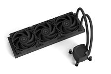 EKWB EK-Nucleus AIO CR360 Dark All-in-One Simple Water Cooling CPU Cooler with FPT Fan 120mm Fan Compatible with Latest Intel & AMD CPUs Water Cooling Computer Parts