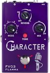 FLAMMA FV03 Vocal Effects Processor with Robot Male Female Baby Sound Effects Vocal Delay Reverb Vocal Amplifier Stompbox Voice Changing Polishing Up Vocals for Funny Livestreaming Recording
