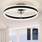 LEDIARY Low Profile Ceiling Fans wi