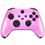 Chrome Pink UN-MODDED Custom Controller Compatible with Xbox One X Unique Design (with 3.5 Jack)