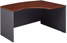 Bush Business Furniture Series C Collection 60W x 43D Right Hand L-Bow Desk Shell in Hansen Cherry