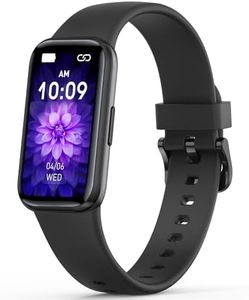 Mgaolo Fitness Tracker, Waterproof Activity Tracker with Heart Rate Sleep Monitor for Men Women, Health Pedometer Smart Watch Compatible with Android iOS (Black)