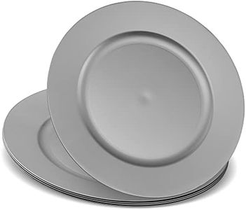 ELEGANT DISPOSABLES 13'' Party Chargers Large Plates & Platters Pack of 12
