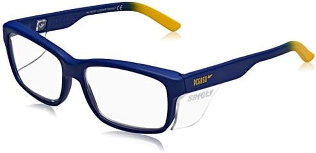 PEGASO 125.020 - Gafas contra impactó con lentes pre graduadas, Azul y Amarillo, +2.0, l