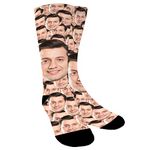 Custom Face Socks, Multiple Faces, Personalised Socks, Photo Crew Socks Birthday Gift