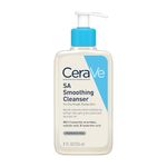 CeraVe SA Smoothing Cleanser with Salicylic Acid, 3 Essential Ceramides & Hyaluronic Acid for Dry, For Rough & Bumpy Skin, Developed with Dermatologists, 236ml