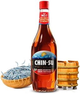 Chin-Su Fish Sauce, Premium Vietnamese Fish Sauce, Fresh Anchovies Salted On Boat, One-Year Aged Anchovy Sauce, Gluten Free 24.3 Oz Bottle
