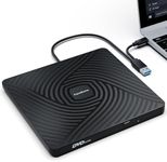 PeroBuno External CD DVD Drive, USB