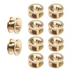 A.I.FORCE 10Pcs Trimmer Head Eyelets, Brass Sleeves for Strimmer Cutter, Replacement Parts Fit for Troy-Bilt, Craftsman, and Other More Models