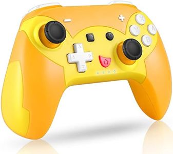 FLIEEP Switch Controller - Wireless Switch Pro Controller for Switch/Switch Lite/Switch OLED with 3 Levels Turbo Function, 4 Levels Adjustable Vibration, Six-Axis Motion Control, One-Key Wake up