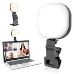 Aureday Selfie Light, LED High Power Clip-on Phone Light with Adjustable Stand, Dimmable Streaming Light for Computer/Laptop/Webcam/iPad, for Zoom Calls/Video Conference/Live Streaming