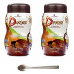 BYGONE D - Protein/Protein Supplement/Chocolate/D Protein (With Soy Protein, Dietary fibre,Cocoa Powder) - (500 G) Pack of 2 + Stirrer Spoon