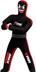 Un-Filled Wrestling Dummy for Kids – Youth Grappling Dummies BJJ, MMA, Jiu Jitsu & Judo Training Partner – Durable Martial Arts Practice Buddy (Black, 4ft / 48 Inches)