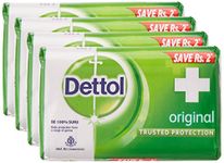 Dettol Soap, Original, 75g (Pack of 4) Promo Pack