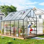 CDCASA 12x10x10 FT Greenhouse for O