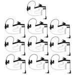 Maximalpower 3.5mm Surveillance Plug Coil Tube Earbud Audio Kit for Two-Way Radios RH617-1 N x 10 Pack