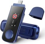 64GB USB MP3 Player with Bluetooth, AGPTEK U5PL 2 in 1 Type-C & USB Music Player with Clip, FM Radio, Recording, Support Mobile Phone Connection(Dark Blue)