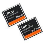 CF Card 256MB Ultra Compact Flash Memory Card 256MB Industrial for DSLR Camera Card (2PACK)