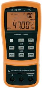 AGILENT TECHNOLOGIES U1733C Handheld LCR Meter, 184 x 87 x 41mm, 37g