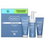 Teenilicious Skincare Kit For Oily Skin With Salicylic Acid, Tea Tree Oil, And Thymol | Whitehead, Blackhead Remover Skincare Kit | Non-Comedogenic Skin Care Kit For Women & Men - 190gm