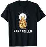 Karma Dillo T-Shirt - Armadillo Meditating Mindfulness