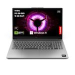 Lenovo LOQ Essential | 15.6 inch Full HD Gaming Laptop | AMD Ryzen 7 7735HS | NVIDIA GeForce RTX 3050 | 144Hz | 16 GB RAM | 512 GB SSD | Wi-Fi 6 | Windows 11 Home | Non-backlit Keyboard | Luna Grey