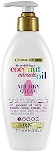 Ogx Coconut Miracle Oil Air Dry Cream 177 ml, Multicolor