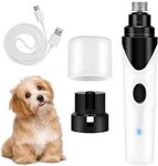 OKSTENCK Dog Nail Grinder for Small, Medium and Large Dogs and Cats,Ultra Silent Rechargeable Pet Painless Care Kit，Pet Nail Grinder Electric Nail Trimmer (One Pack)