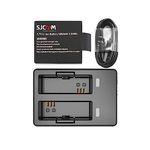 SJCAM 900 mAh Rechargeable Action Camera Battery with Dual USB Charger SJ4K SJ4000 SJ4000 WiFi and SJ4000 Dual Screen