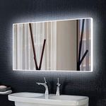 DP Home Large LED Lighted Illuminated Bathroom Vanity Wall Mirrors 71 x 32 in E-CK010-AG