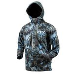 FROGG TOGGS Men's Ftx Armor Premium Waterproof Rain, Fishing/Anglers Jacket, Kryptek Neptune, X-Large