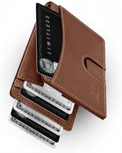 Kings Loot Money Clip Slim Minimalist Wallet for Men, Bourbon