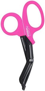 Madison Supply Medical Scissors, EMT and Trauma Shears - 7.5 Inch Premium Quality Stainless Steel Bandage Scissors - Fluoride-Coated with Non-Stick Blades - 1 Pack (Pink)