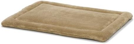 Midwest Homes for Pets Deluxe Micro Terry Pet Bed, Dog Bed & Crate Mat, Taupe