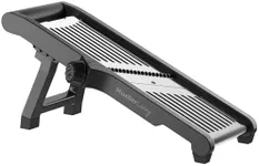 MuellerLiving Mandoline Slicer for Kitchen, Stainless Steel, Slice or Julienne, Vegetable Chopper, Fruit Slicer