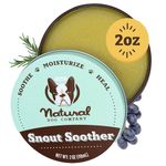 Natural Dog Company ‚ Snout Soother ‚ Dog Nose Remedy ‚ All-Natural Remedy for Chapped Dog Noses ‚ Vegan Dog Balm ‚ Veterinarian Recommended ‚ 2 Ounce Tin