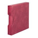 Lindner 1124 - W Companion Set: ring binder 1104 with slip case 814-wine-red