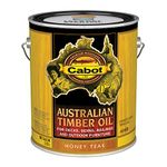 Cabot Stains 3458 Australian Timber Oil Penetrating Formula, 1 Gallon, Honey Teak