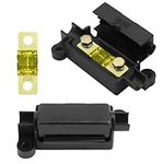 2Pcs Car Fuse Holders with 2pcs 20A High Current Bolt on Fuses, Mega Fuse Holder for Cars Trucks Construction Vehicles Agricultural Machinery