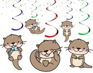 Otter Streamers - Playful Otter Party Decorations for a Splash of Fun